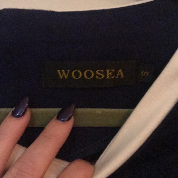 Navy 2/3 Sleeve Slim Bodycon Business Pencil Dress - Picture 3 of 4